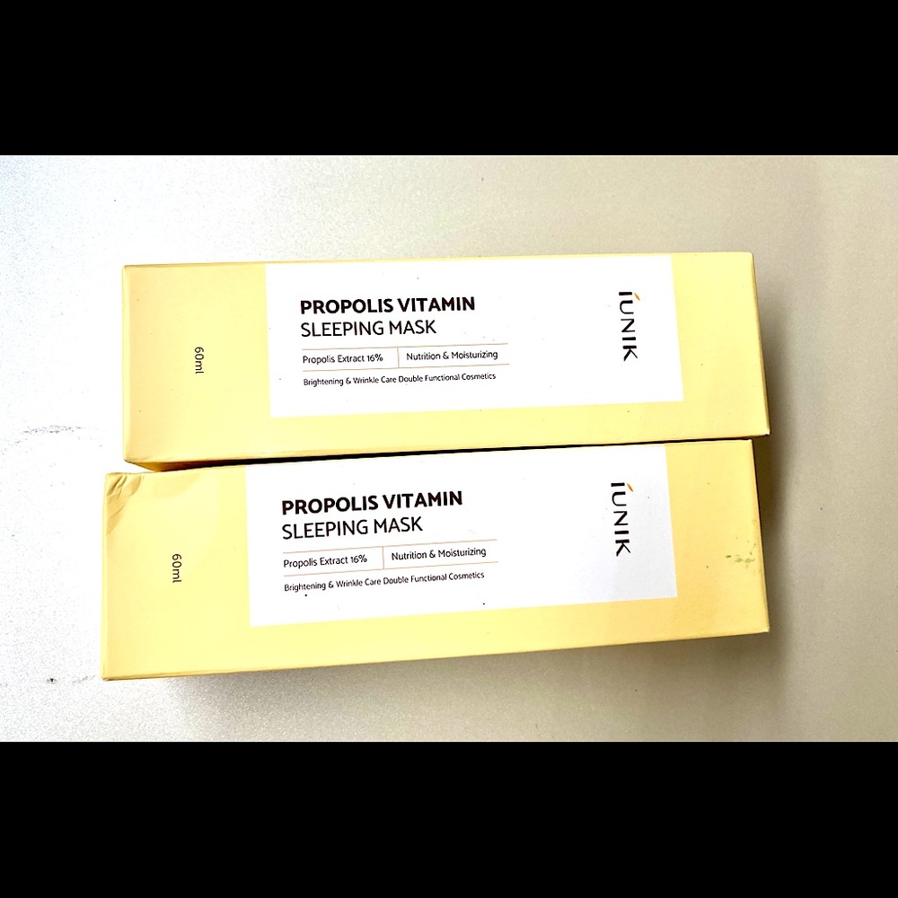 [iUNIK] Propolis Vitamin Sleeping Mask 60ml, 2 Pks